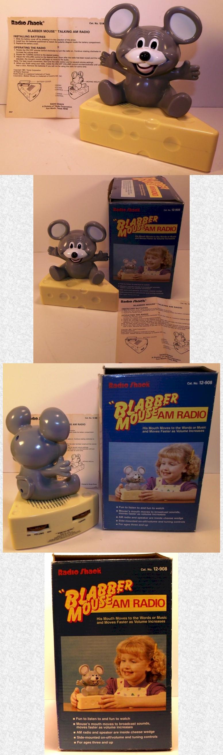 Blabber Mouse Radio by Radio Shack (1985)