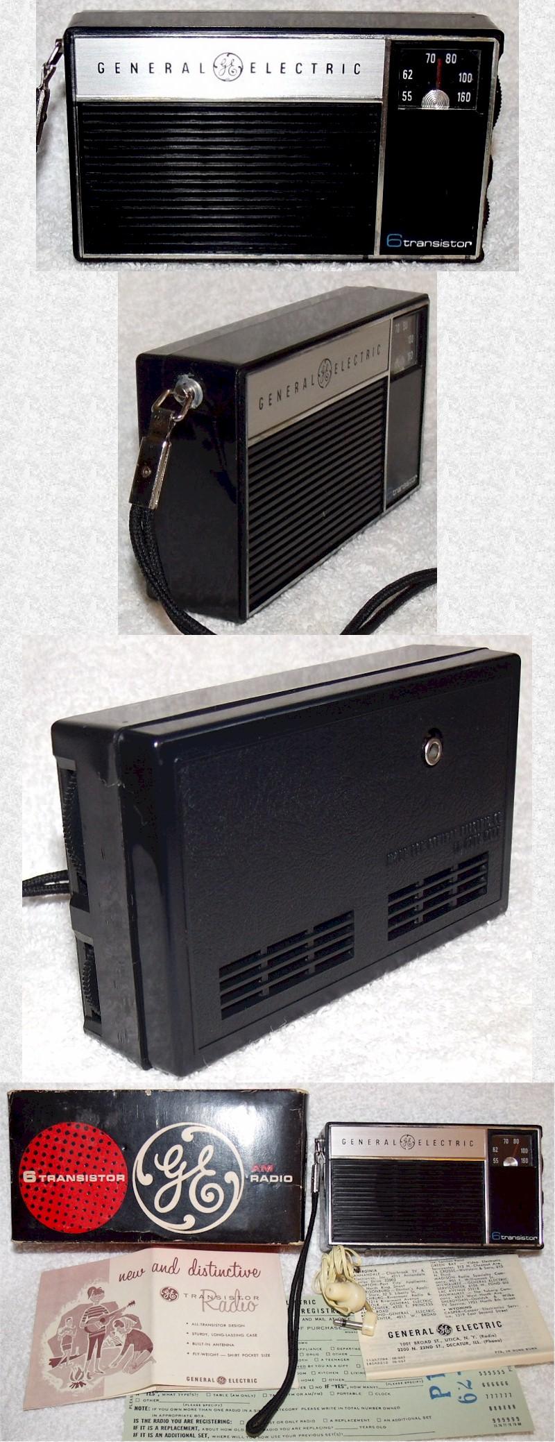 General Electric P-1750 Pocket Transistor (mid-60s)