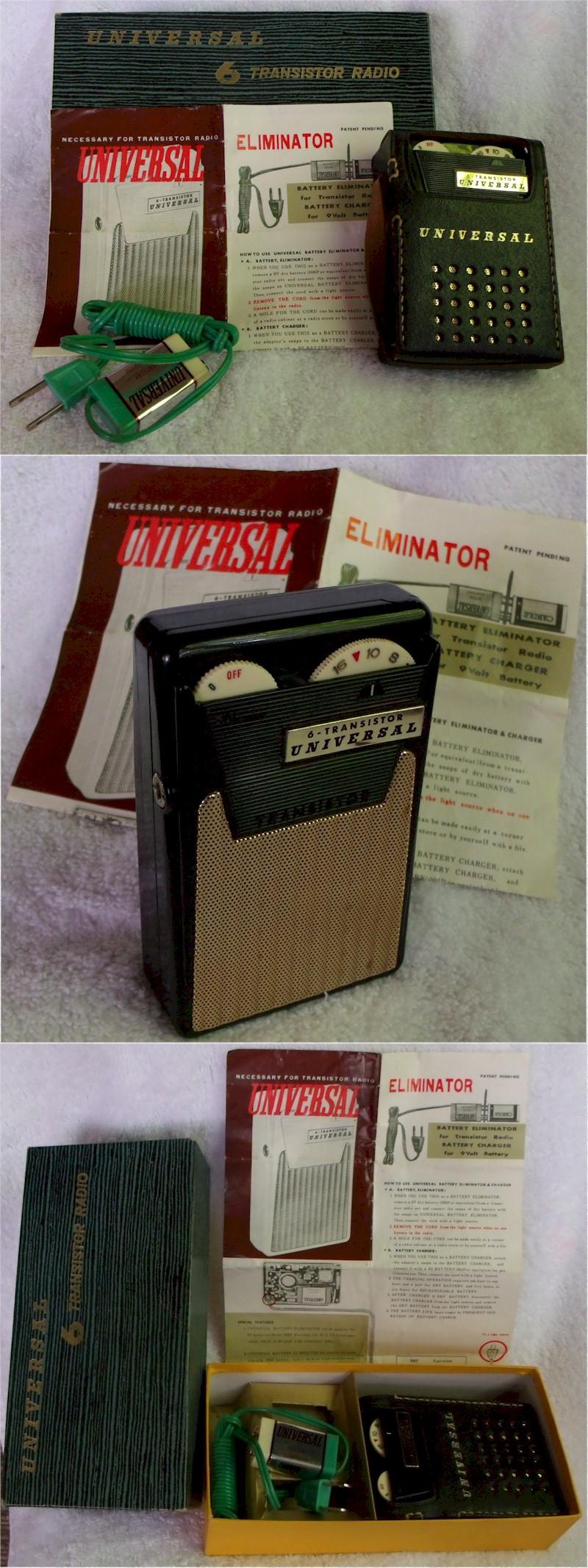 Universal PTR-62B Pocket Transistor (1962)