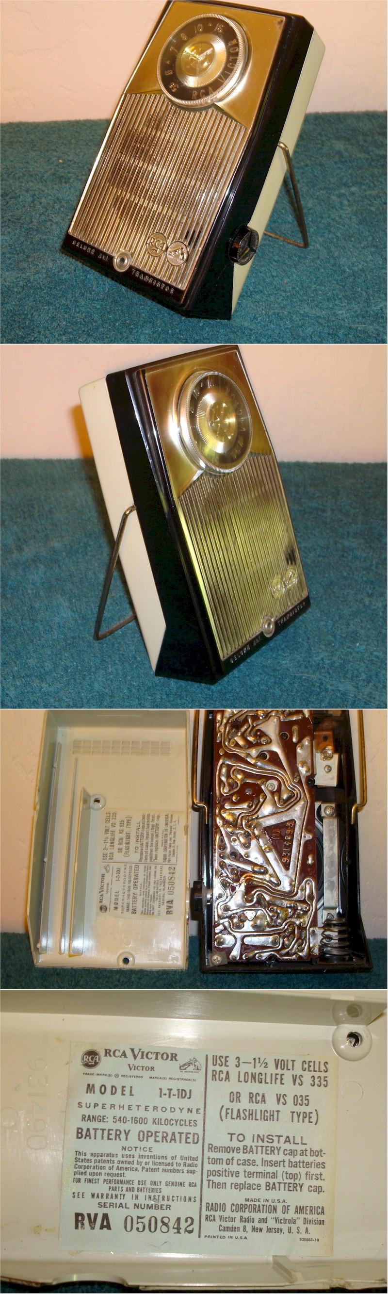 RCA 1-T-1DJ Pocket Transistor (1960)