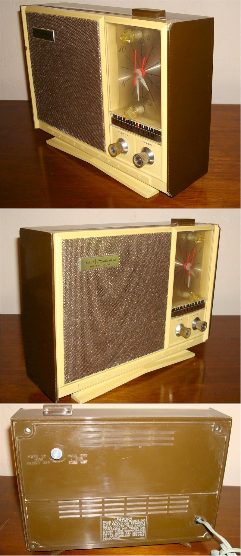 Silvertone 132.4301 Clock Radio (1970s)