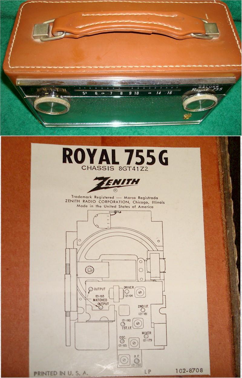 Zenith Deluxe Royal 755