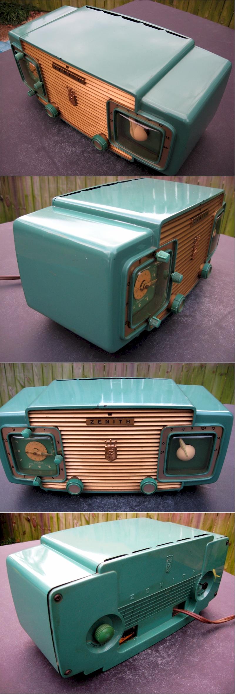 Zenith K-622 Clock Radio (1953)