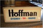 Hoffman Radio TV and Stereo Display Sign