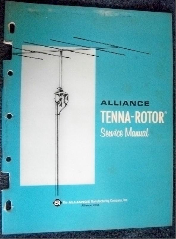 Alliance Tenna-Rotor Manual