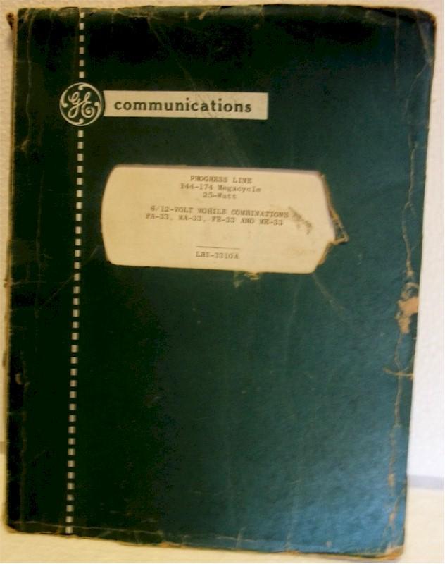 General Electric Communications (Progress Line) 2 Way Mobile Radio