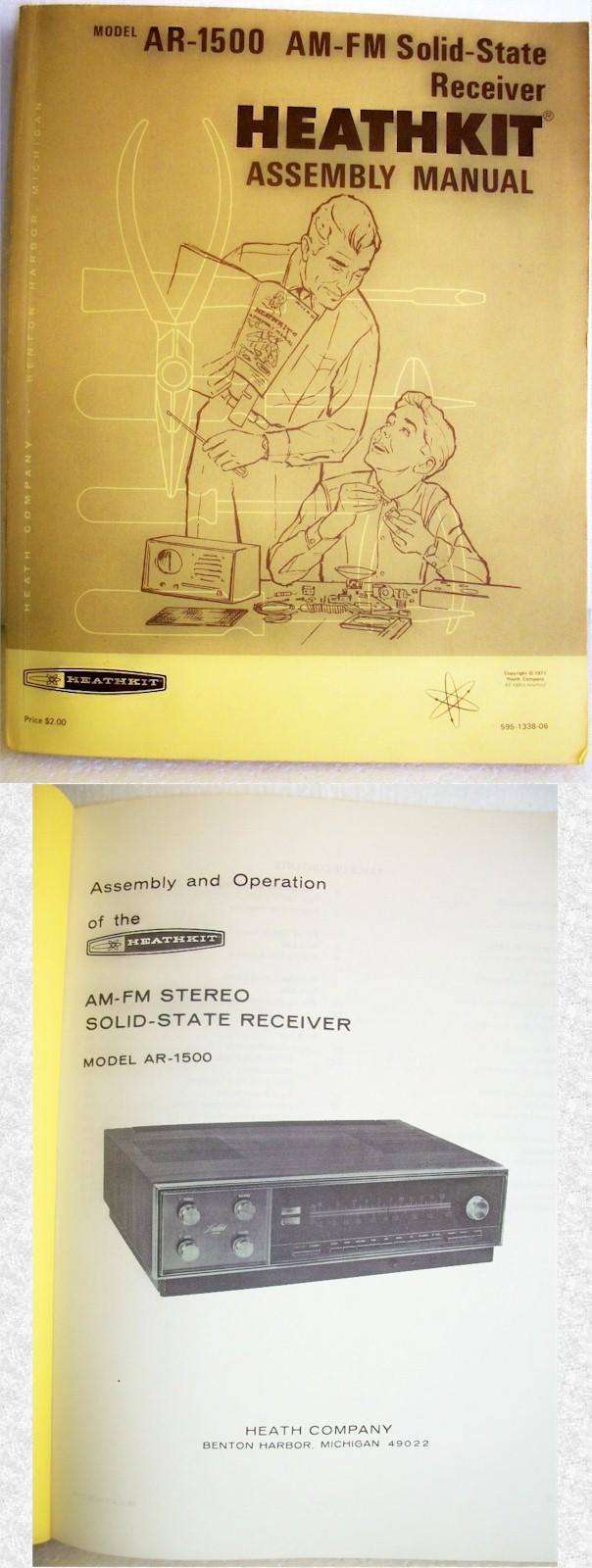 Heathkit AR-1500 Receiver Assembly Manual