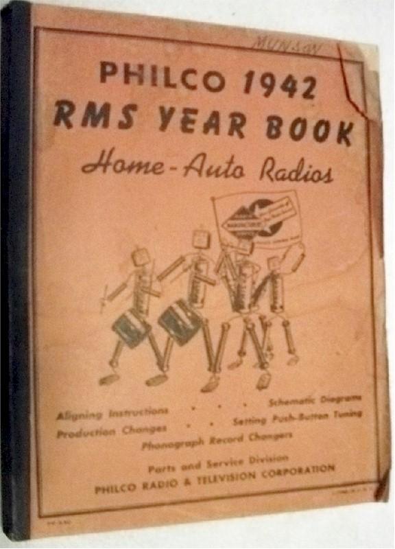 Philco 1942 Radio Model Servicing Year Book