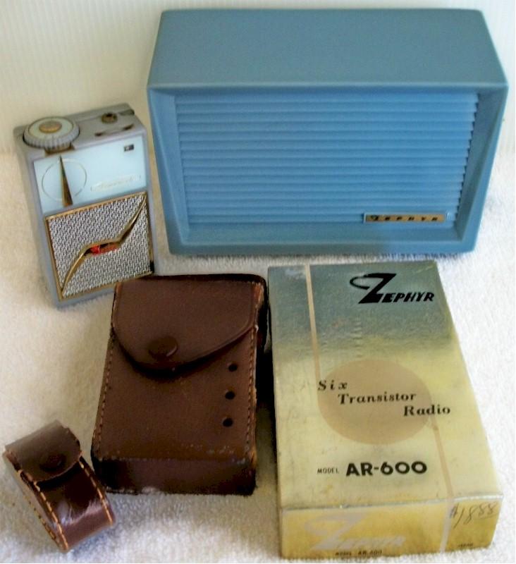 Zephyr AR-600 Pocket Transistor (1958)