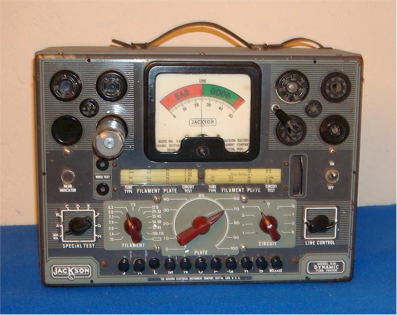 Jackson 636 Dynamic Tube Tester