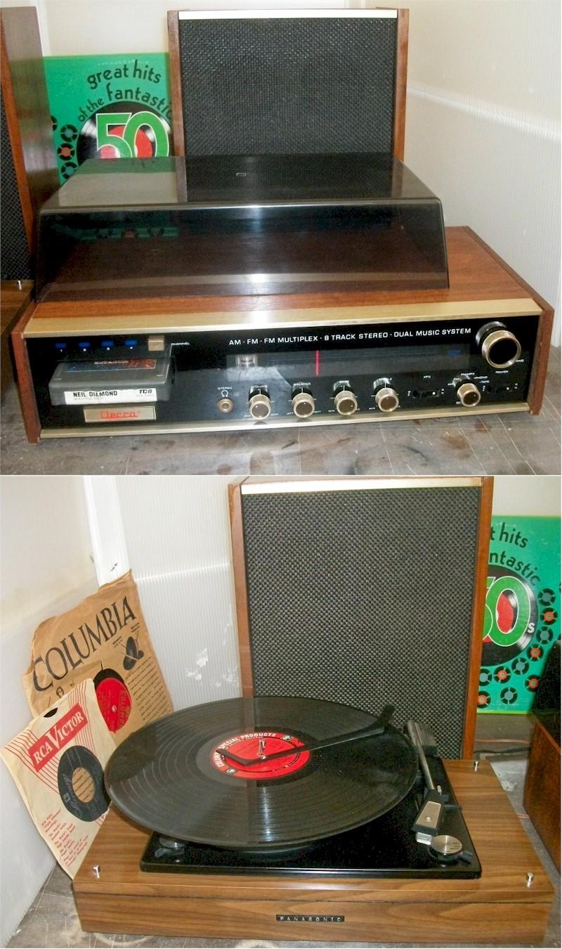 Decca Stereo with Panasonic/BSR Record Changer