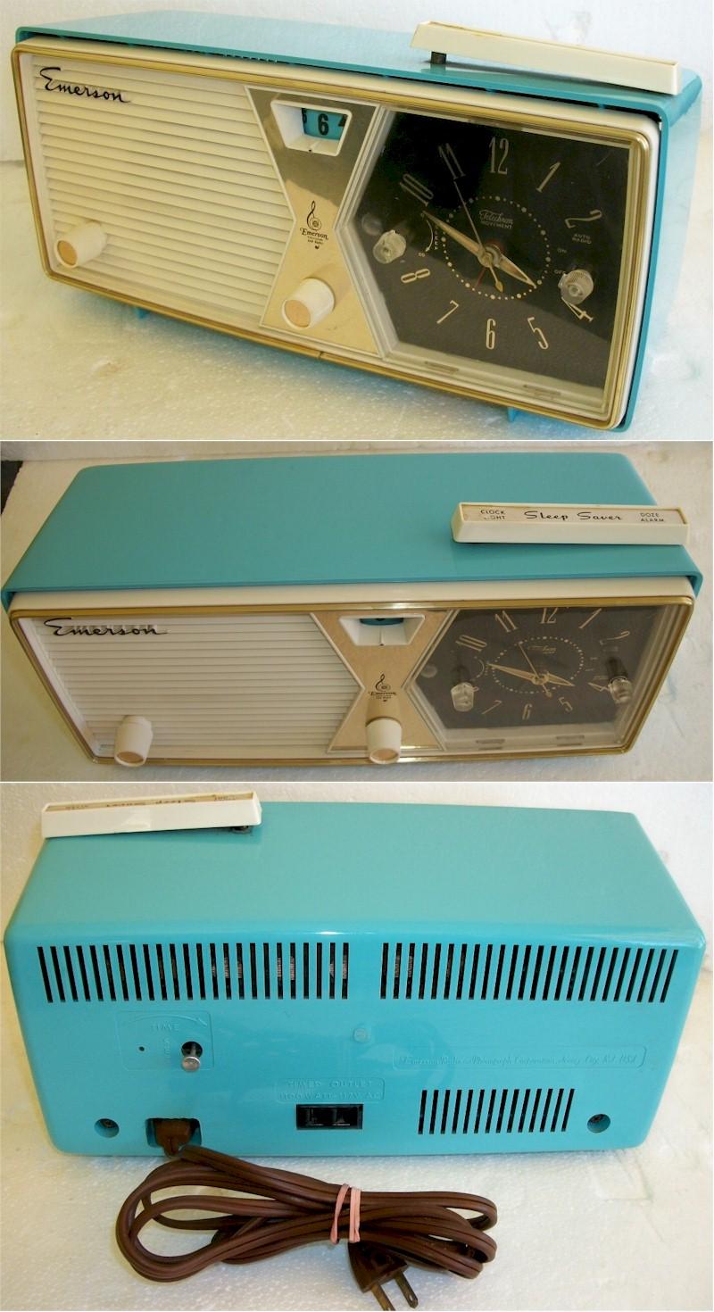 Emerson 833B Clock Radio (1958)