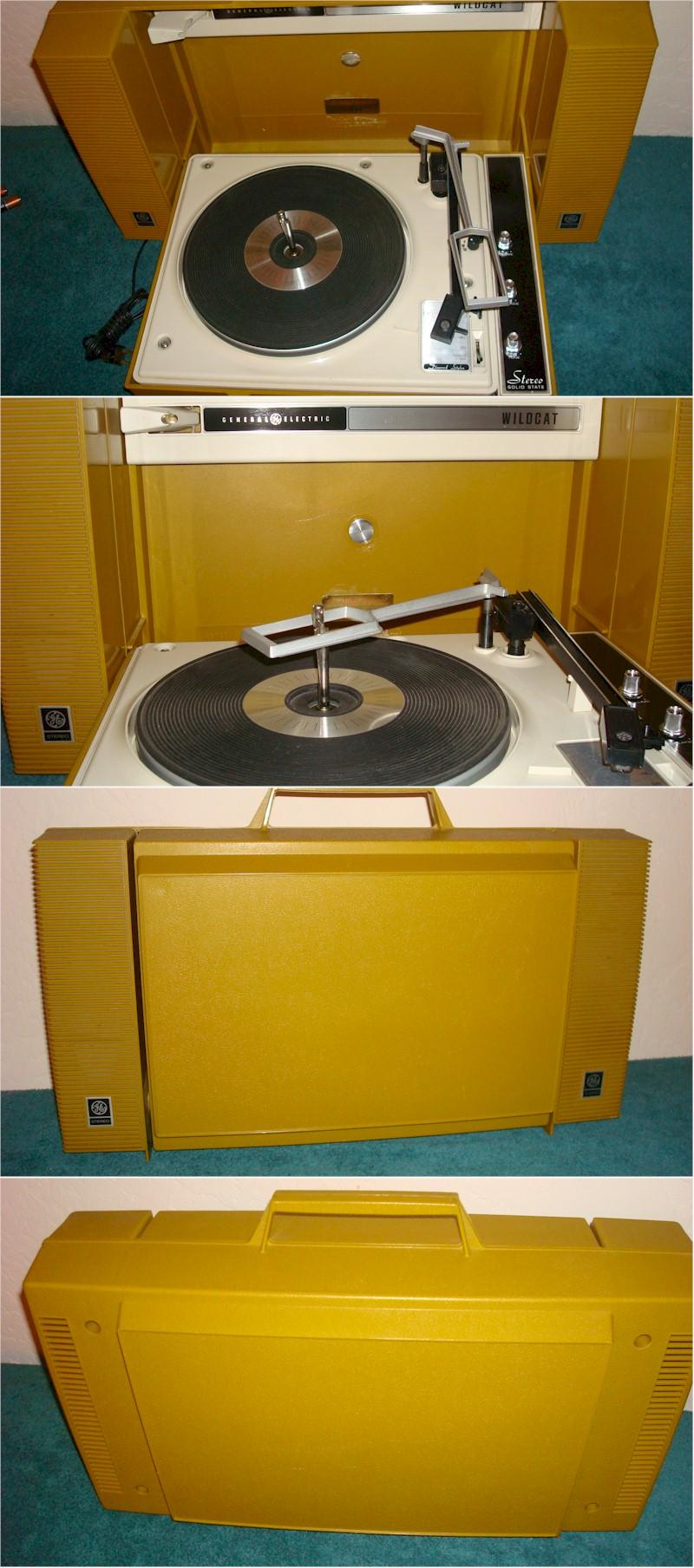 General Electric Wildcat Portable Phonograph