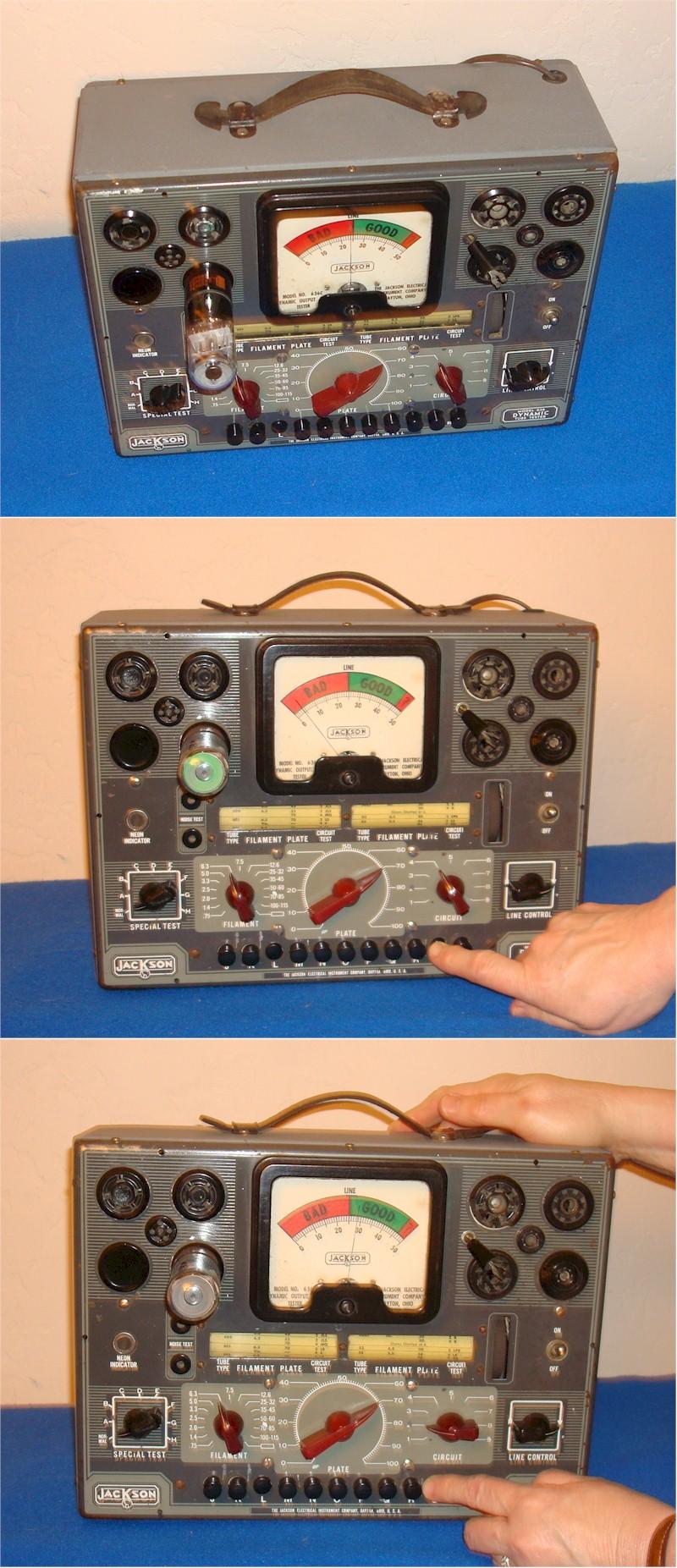 Jackson 636 Dynamic Tube Tester