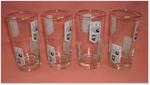 Zenith Promotional Advertising Glasses (Tumblers), Set of Four