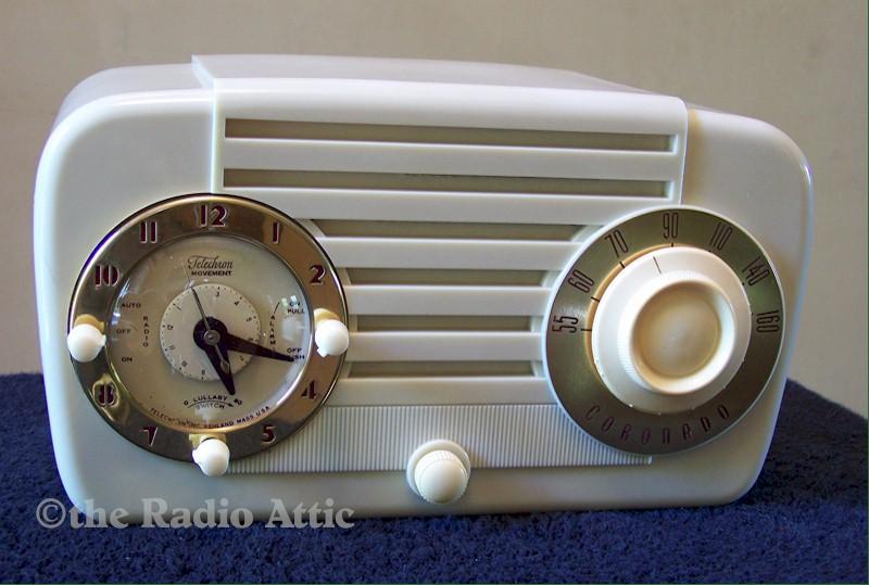 Coronado 15RA38-43-8236A Clock Radio (1951)