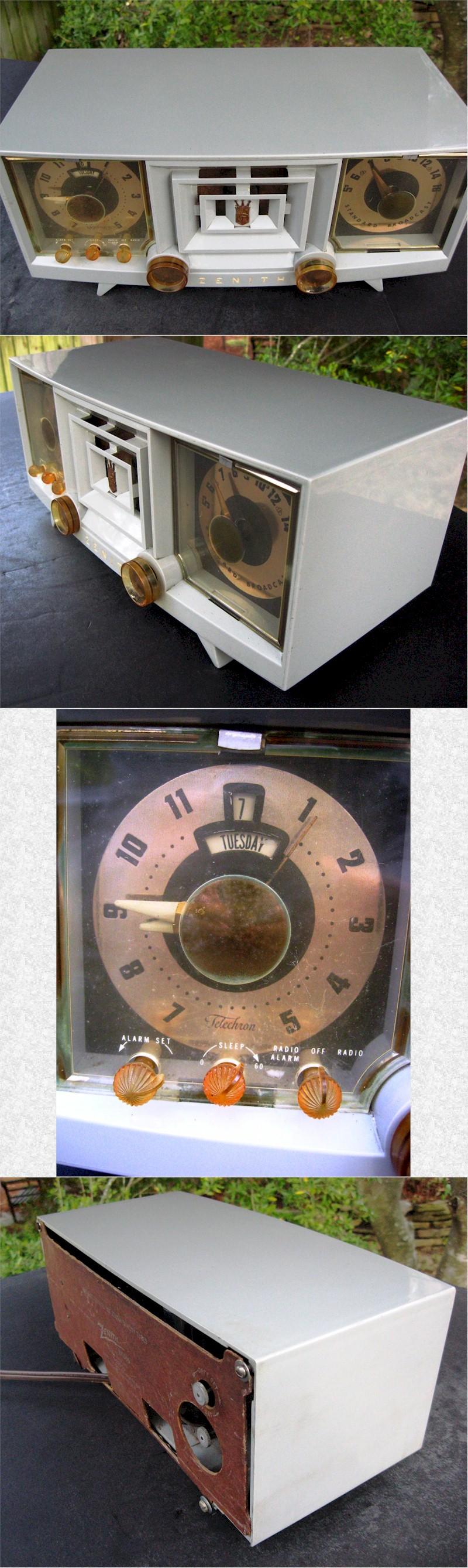 Zenith T522G Clock Radio (1954)