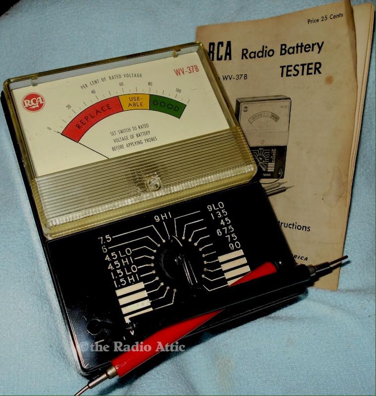 RCA WV-37B Radio Battery Tester (1959)