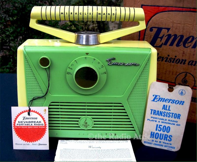 Emerson 868 "Miracle Wand" Portable (1957)