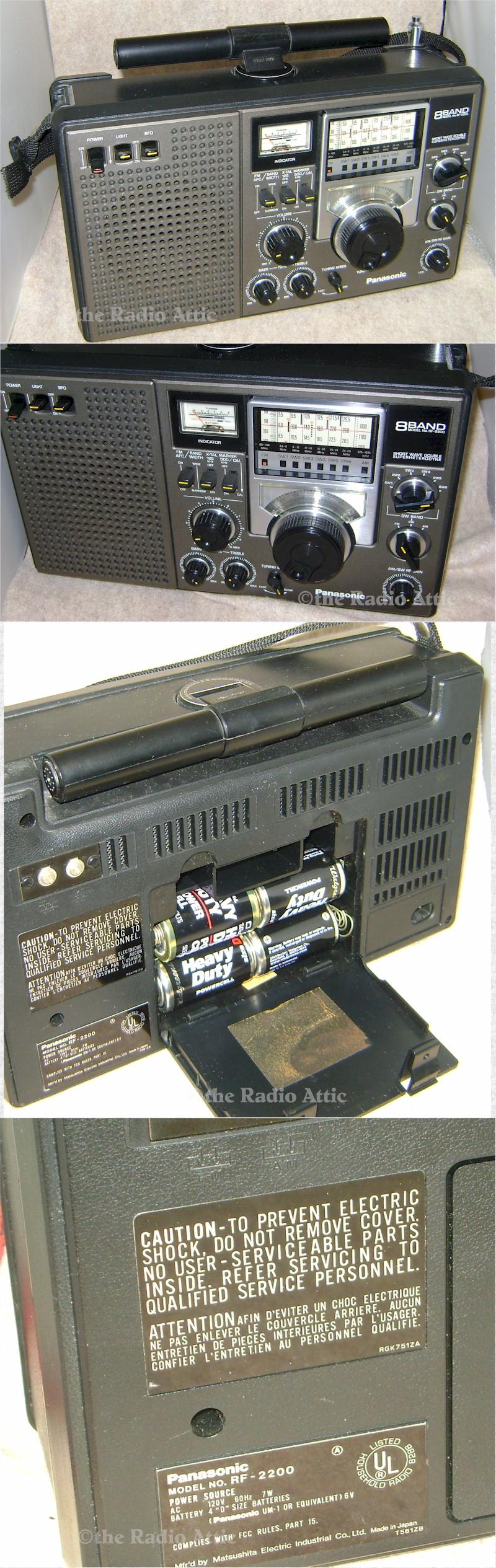 Panasonic RF-2200 Eight Band Portable - 1978