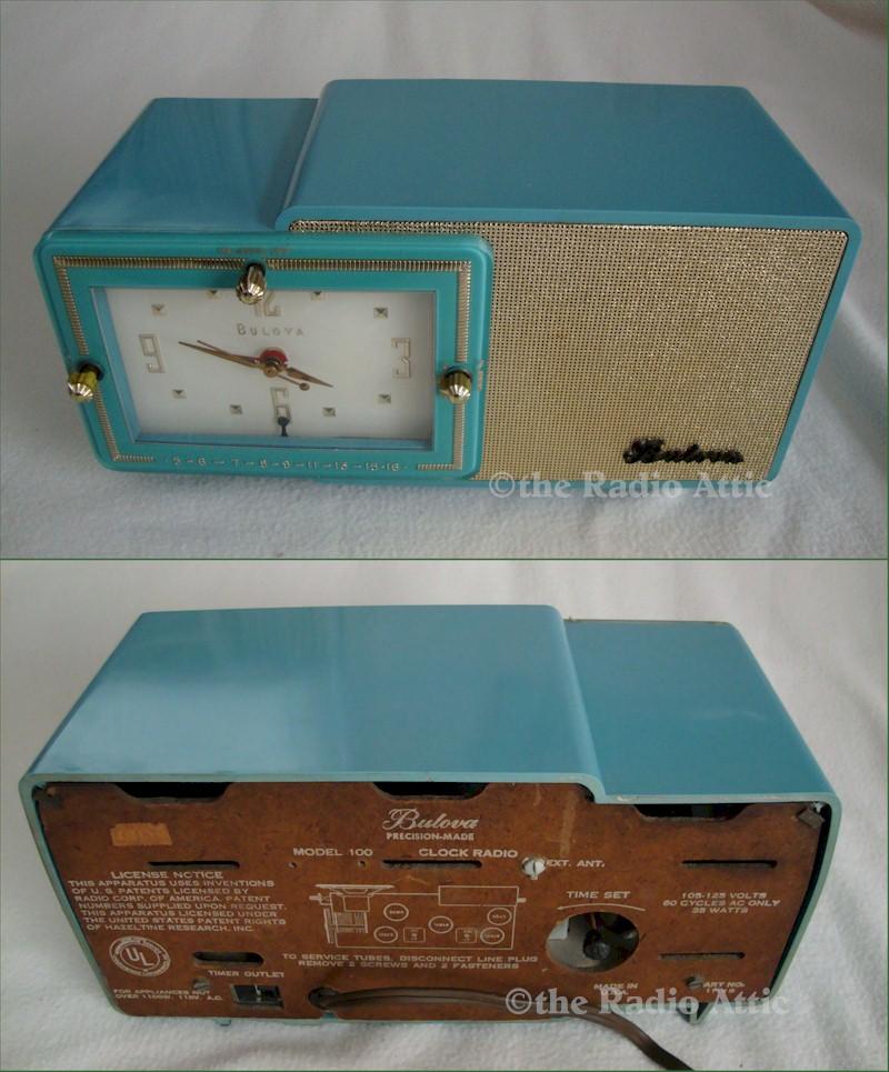 Bulova 100 Clock Radio (1957)