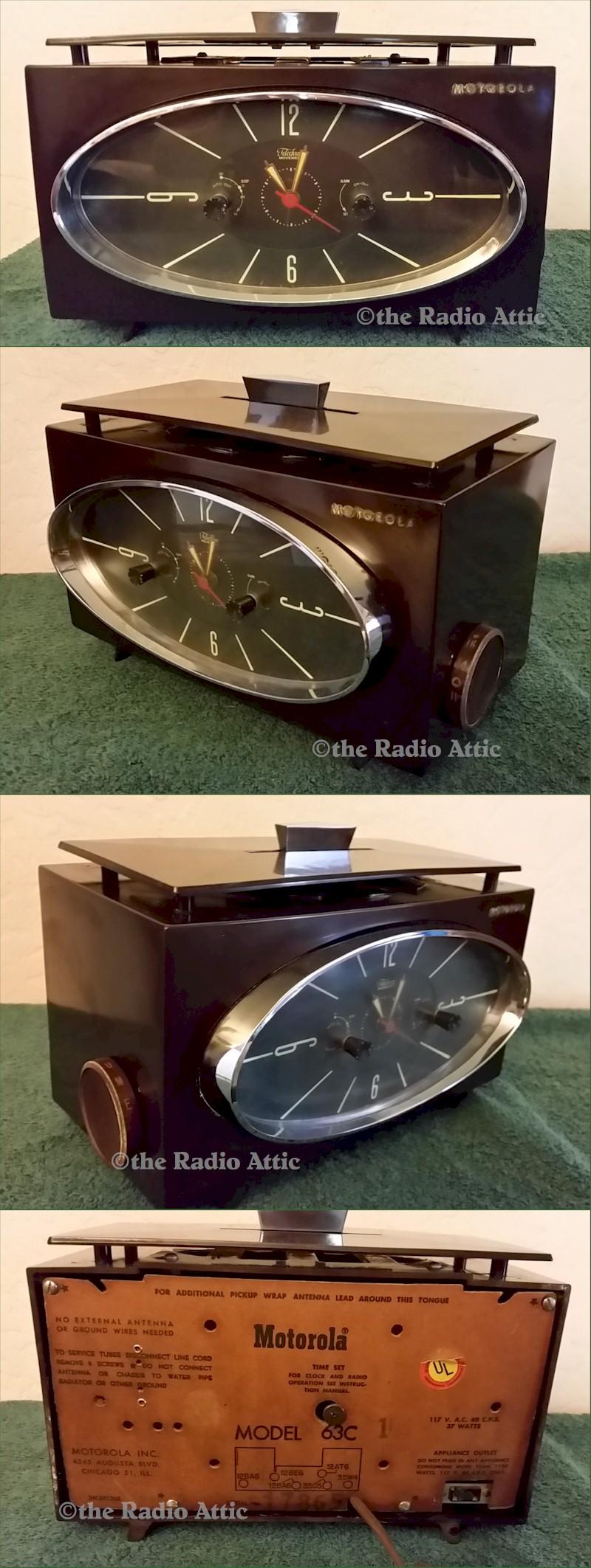 Motorola 63C Clock Radio (1955)