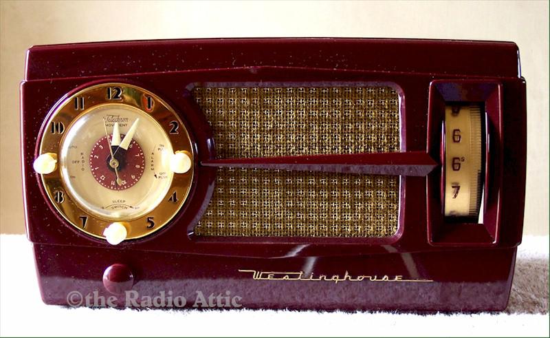 Westinghouse H-355T5 Clock Radio (1952)