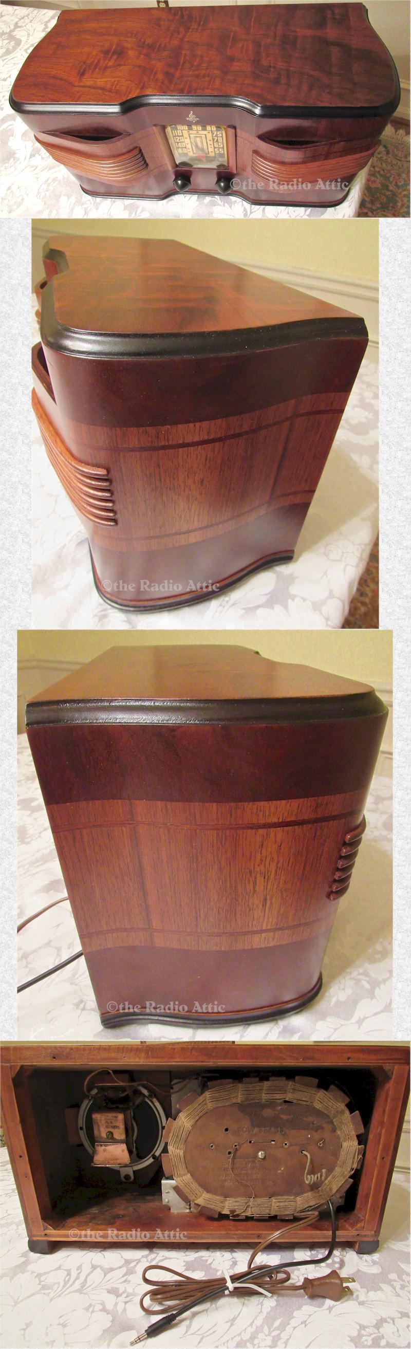 Emerson EC-376 Twin Speaker w/ Ingraham Cabinet (1940)