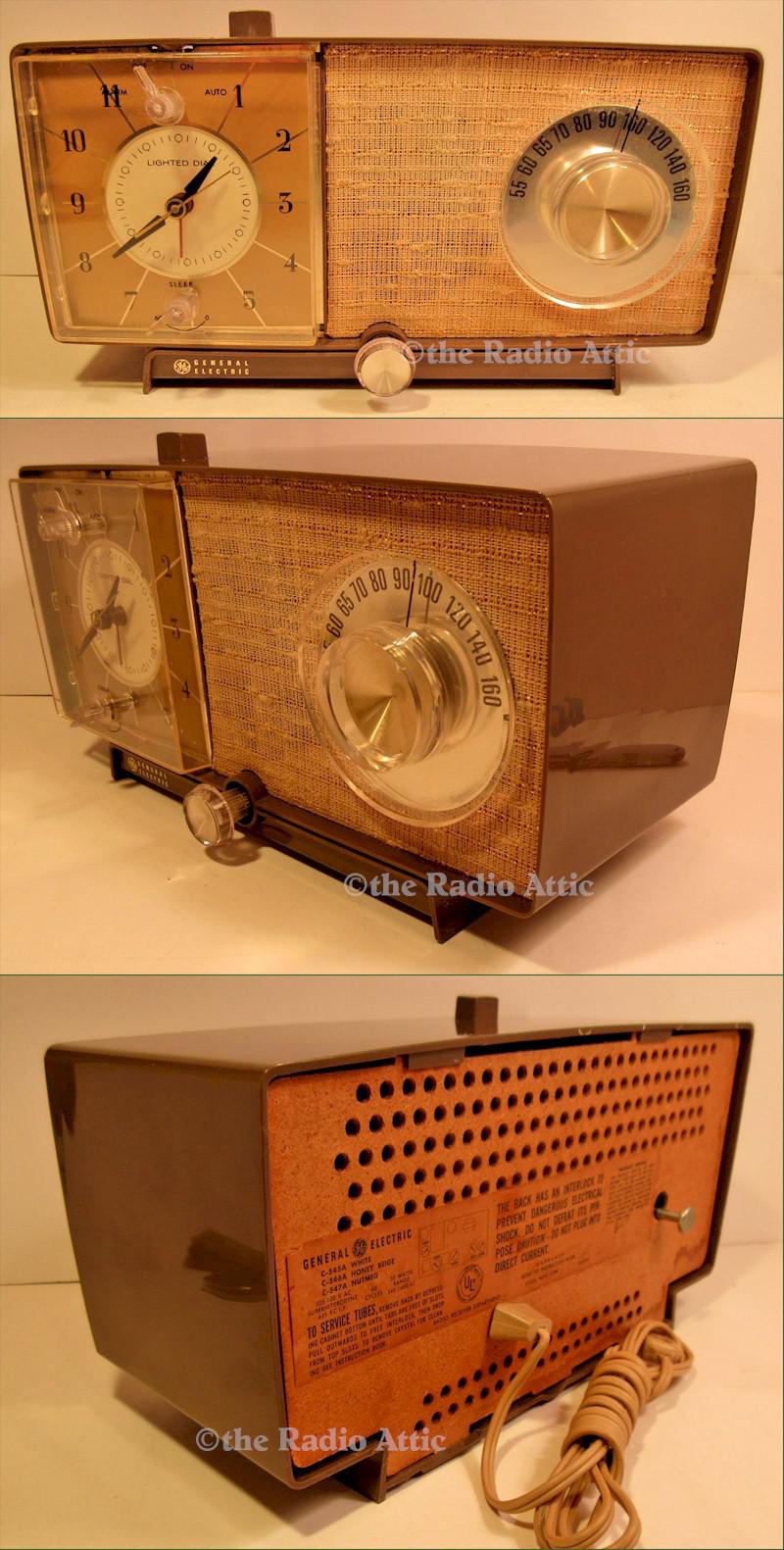 General Electric C547 Clock/Radio (1966)