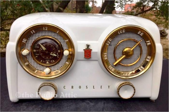 Crosley D-25-WE Clock Radio (1953)