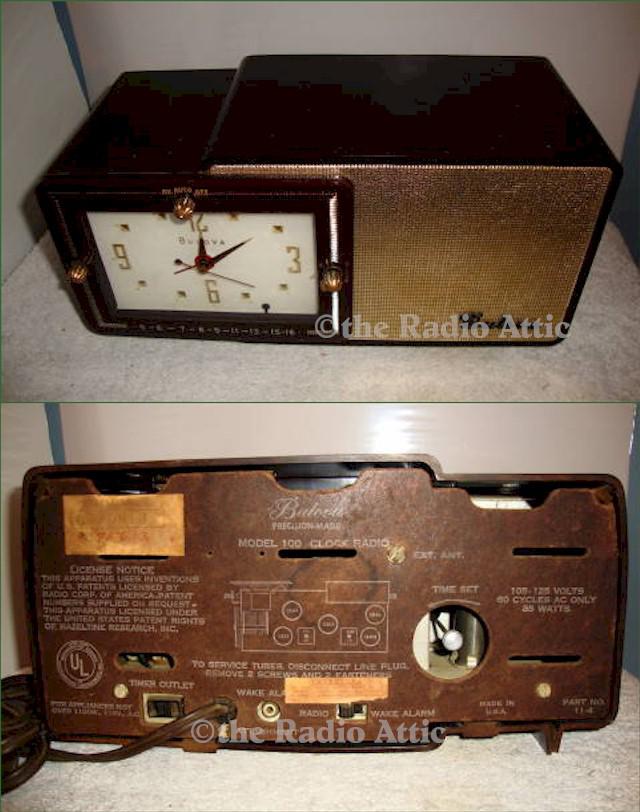 Bulova 100 Clock Radio