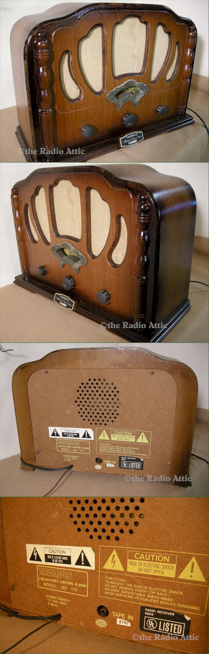 Thomas BD-110 Replica Radio