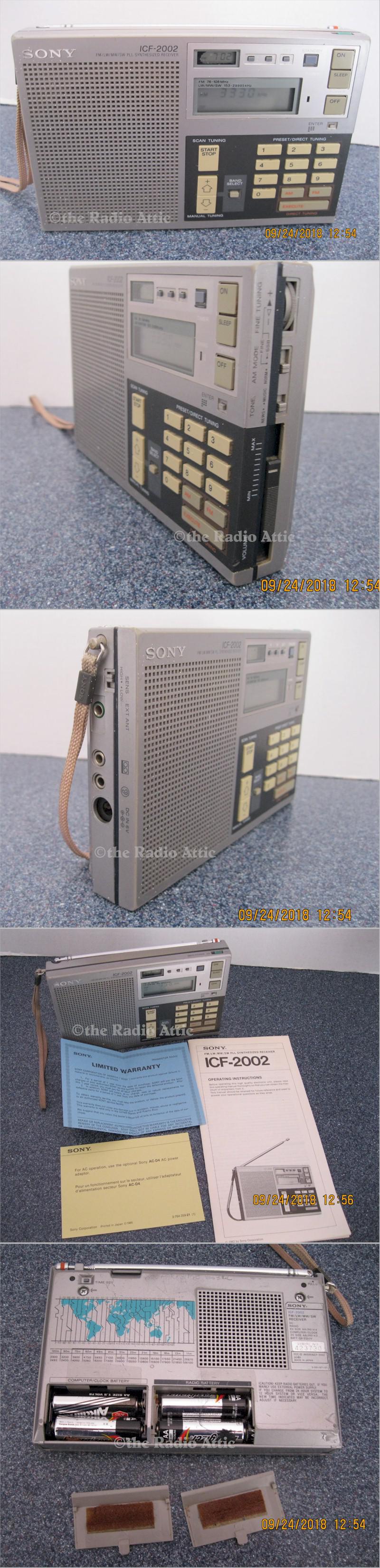 Sony ICF-2002 AM/FM/SW Portable