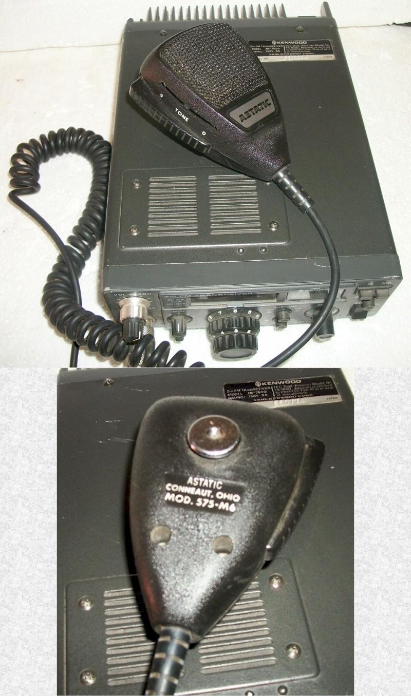 Kenwood TR-7600 Two-Meter Transceiver/ Astatic 575-M6 Microphone