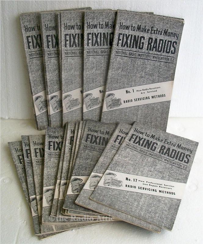 Antique Radio Servicemans Repair Courses, 1950 Edition