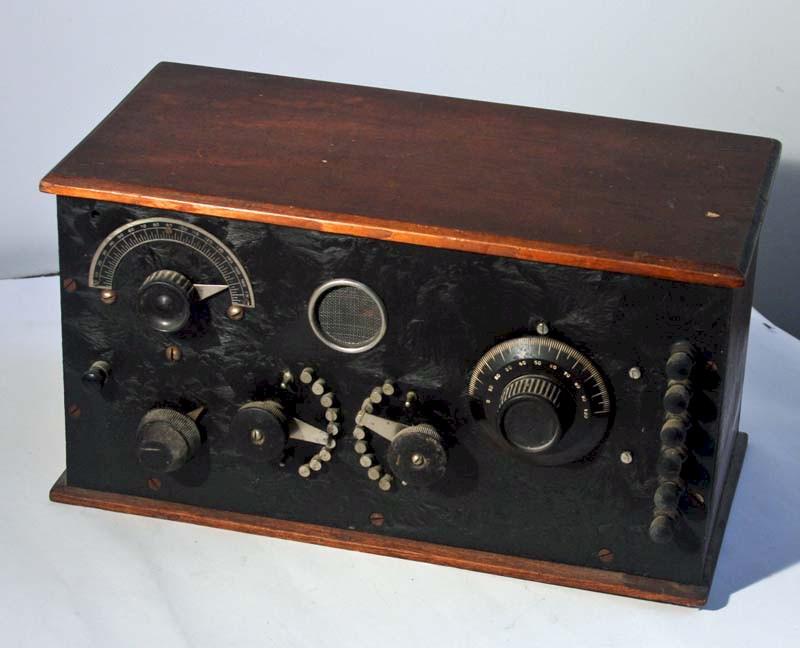 Early One Tube Home Built Battery Radio