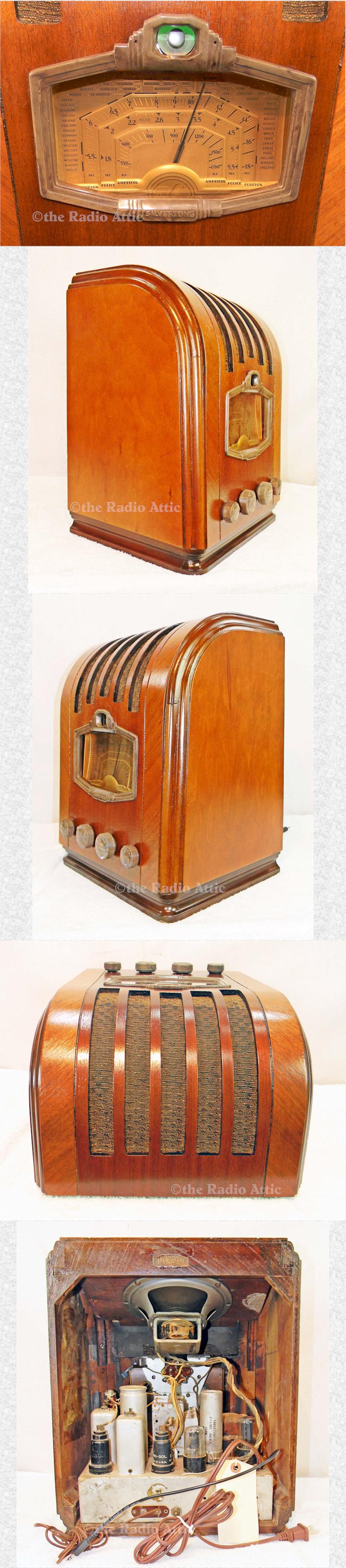 Silvertone 4662 w/Ingraham Cabinet (1938)