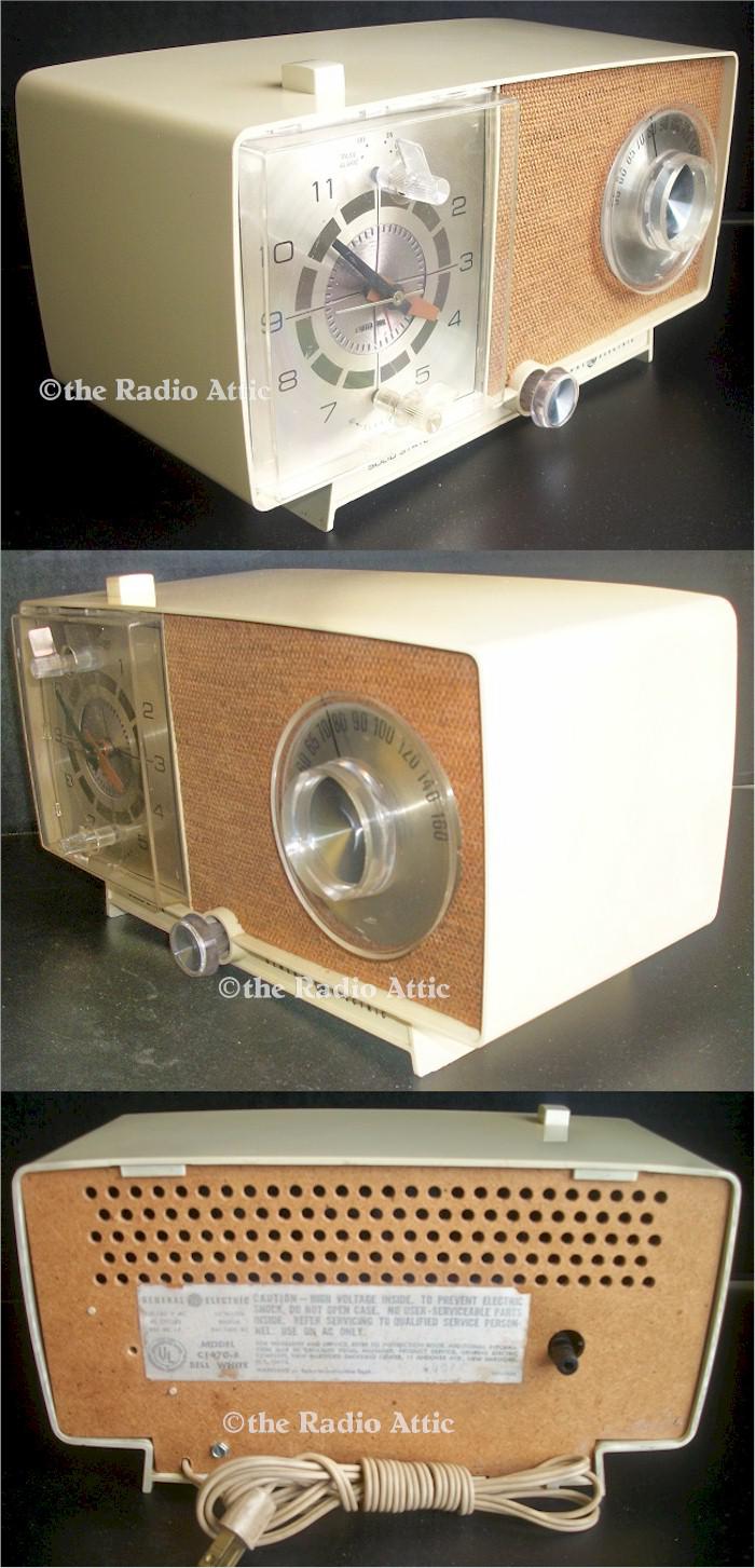 General Electric CT470-B Clock Radio (1965)